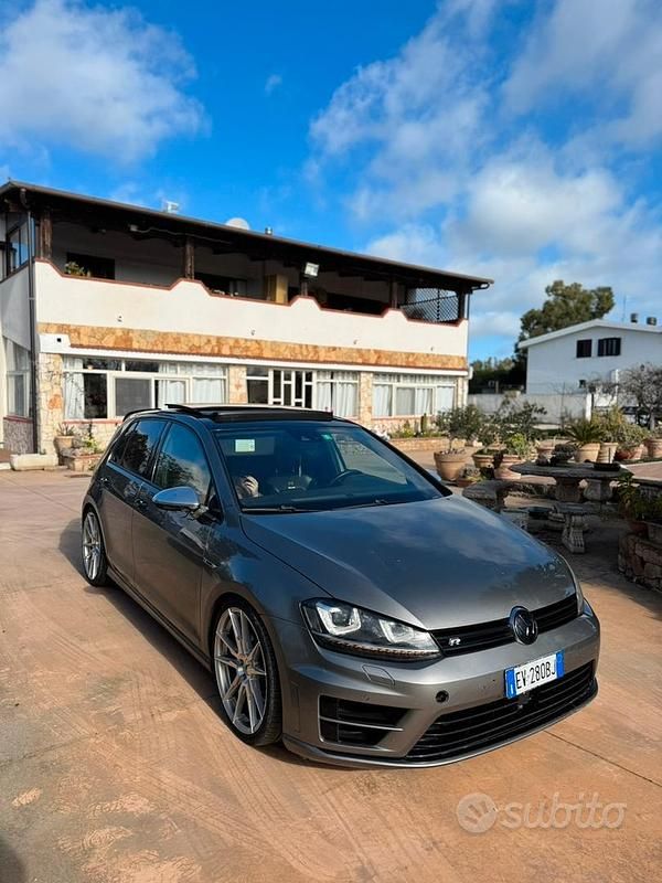 Usata VW Golf VII R 300 CV (220 kW) 2014 Grigio Berlina
