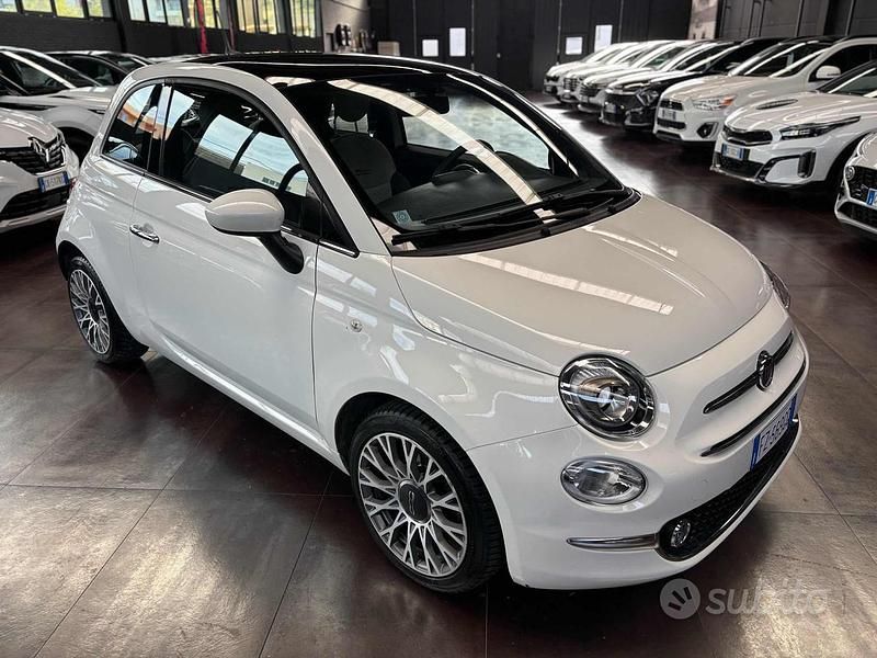 Usata Fiat 500 Lounge 69 CV (50 kW) 2020 Bianco Utilitaria