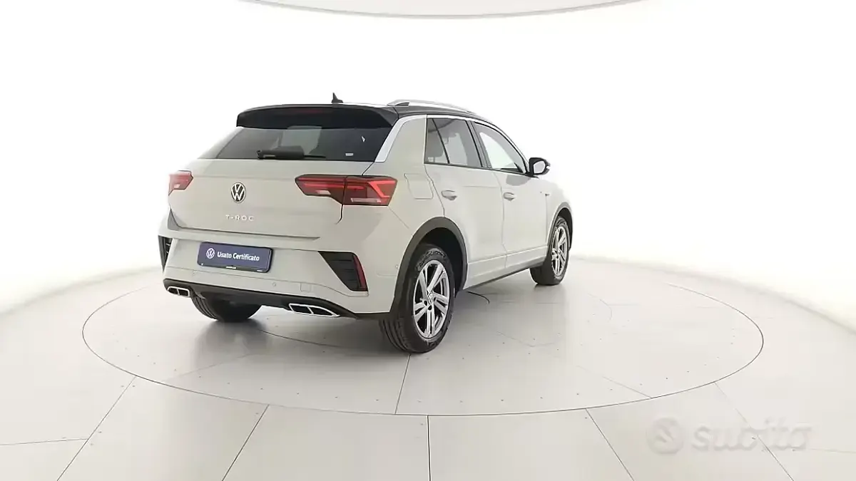 Usata VW T-Roc R 150 CV (110 kW) 2022 Giallo SUV