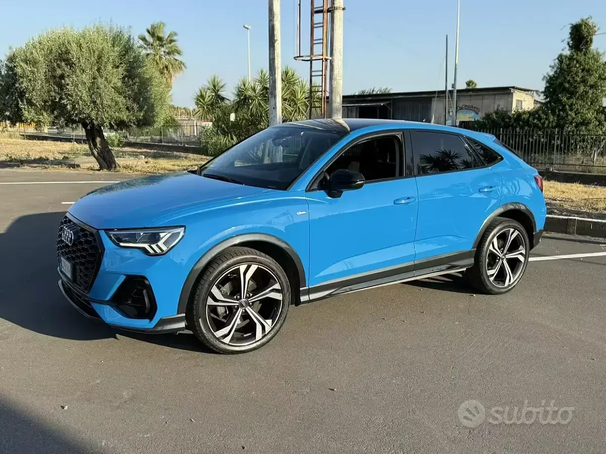 Usata Audi Q3 Sportback Design 150 CV (110 kW) 2021 Bluazzurro SUV