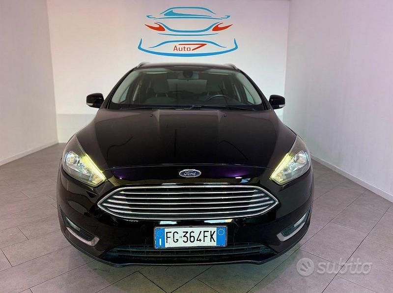 Usata Ford Focus Titanium 120 CV (88 kW) 2016 Nero Station wagon