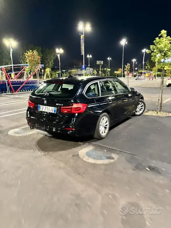 Usata BMW 316 Advantage 116 CV (85 kW) 2019 Nero Station wagon