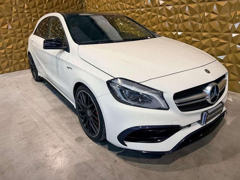 Usata Mercedes A45 AMG Premium Plus 381 CV (280 kW) 2018 Bianco Berlina