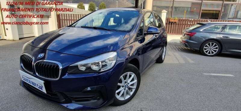 Usata BMW 218 Active Tourer Comfort Edition 150 CV (110 kW) 2020 Blu Monovolume