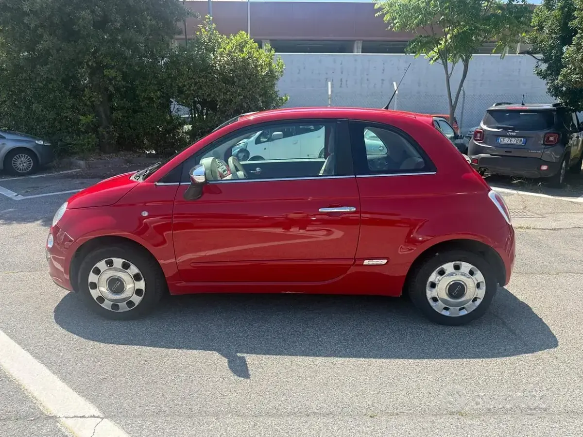 Usata Fiat 500 Pop 69 CV (50 kW) 2012 Rosso Utilitaria