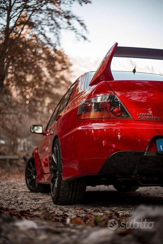 Usata Mitsubishi Lancer 280 CV (205 kW) 2006 Rosso Berlina