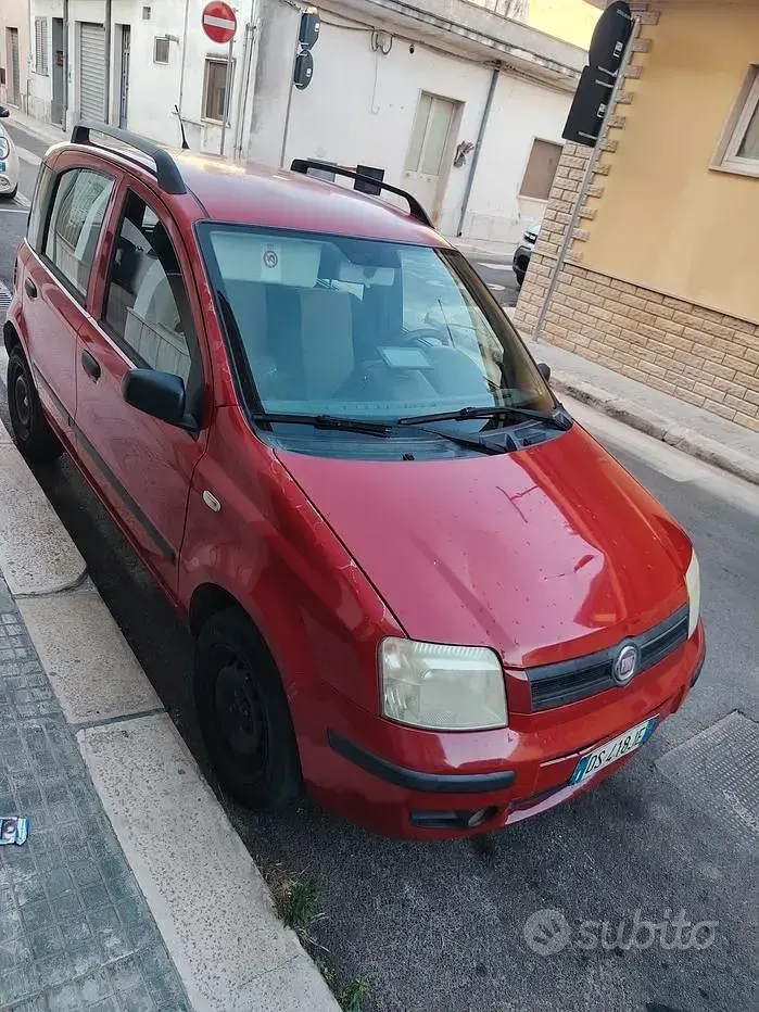 Usata Fiat Panda Dynamic 60 CV (44 kW) 2008 Rosso Utilitaria