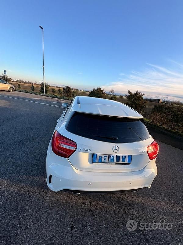 Usata Mercedes A180 Premium 109 CV (80 kW) 2014 Bianco Berlina