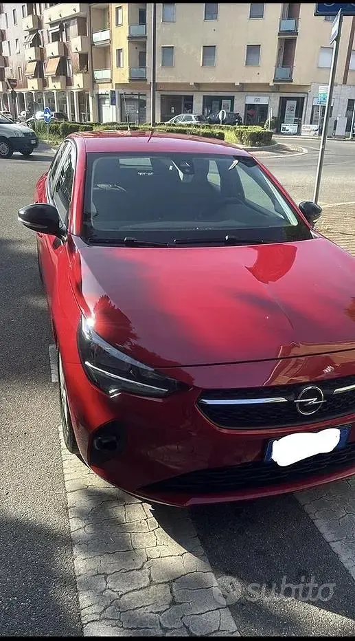 Usata Opel Corsa 75 CV (55 kW) 2021 Rosso Utilitaria