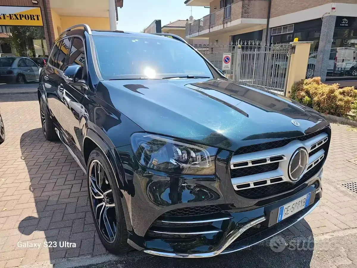 Usata Mercedes GLS400 Premium Plus 330 CV (242 kW) 2021 Verde SUV