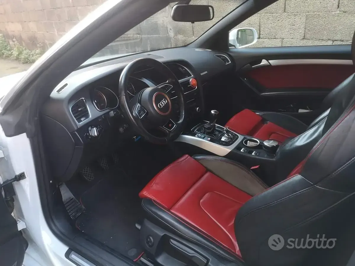 Usata Audi A5 Cabriolet 2014 Bianco Cabrio