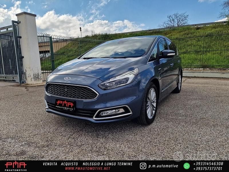 Usata Ford S-MAX Vignale 190 CV (139 kW) 2019 Blu Monovolume
