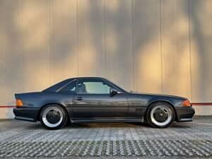 Usata Mercedes SL500 AMG 381 CV (280 kW) 1990 Nero Cabrio