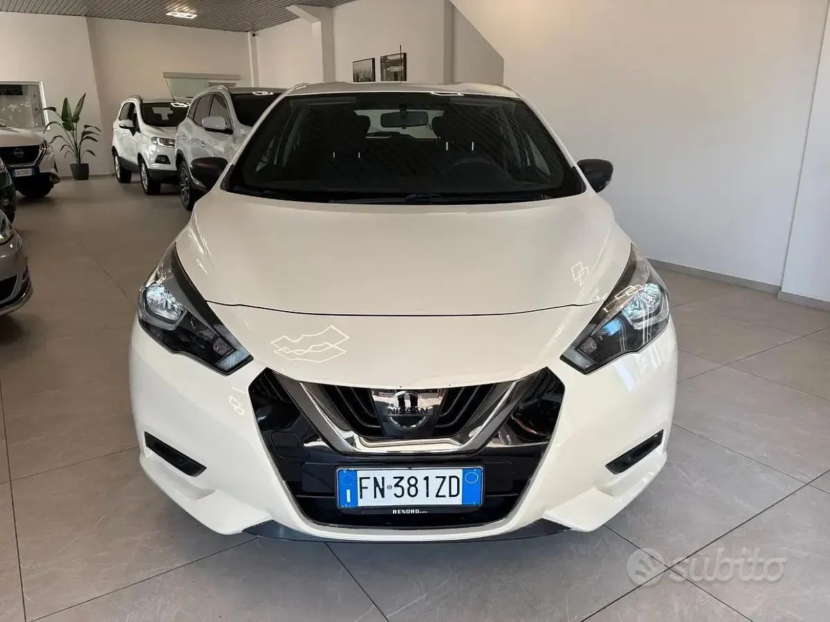 Usata Nissan Micra Acenta 71 CV (52 kW) 2019 Bianco Utilitaria
