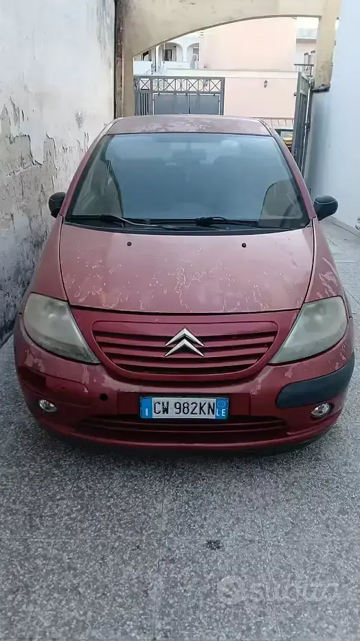 Usata Citroën C3 60 CV (44 kW) 2005 Rosso Berlina