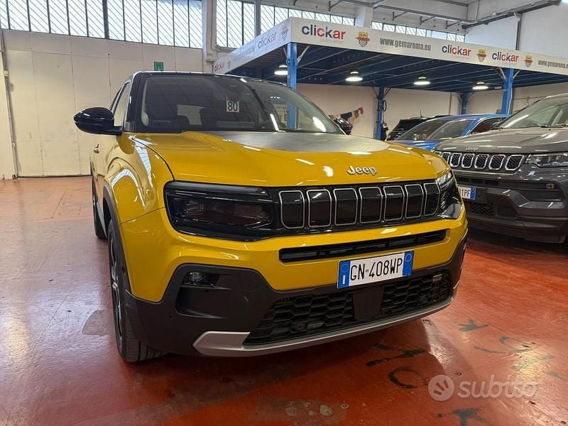 Usata Jeep Avenger Summit 100 CV (73 kW) 2023 Giallo SUV
