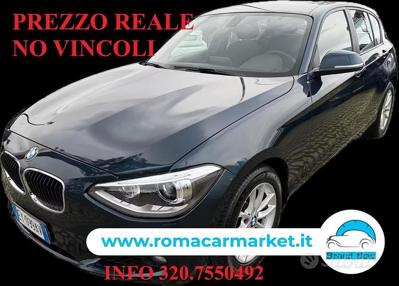 Usata BMW 116 Efficient Dynamics 116 CV (85 kW) 2015 Blu Utilitaria