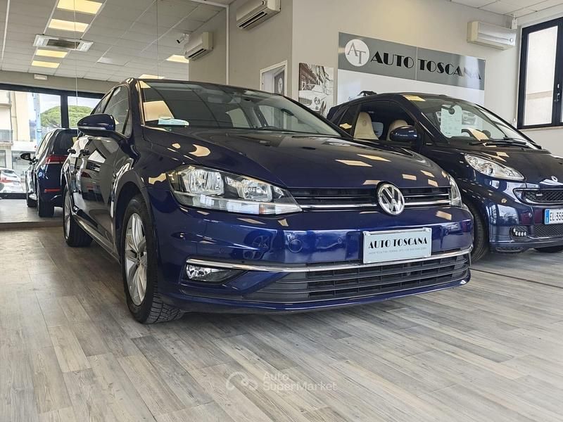 Usata VW Golf VII Business 116 CV (85 kW) 2019 Blu Berlina