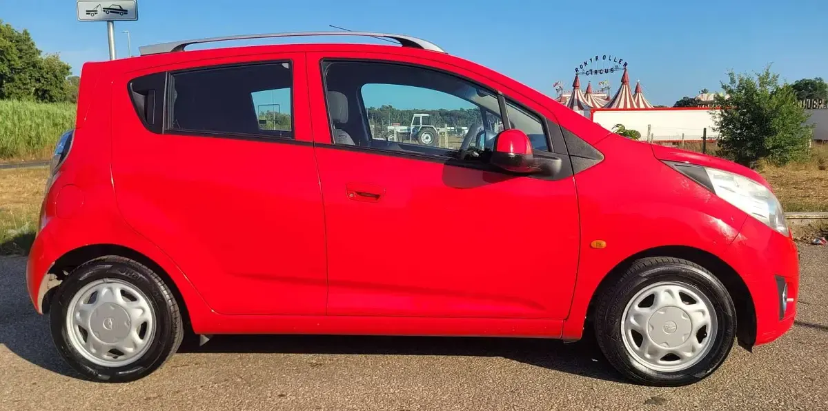 Usata Chevrolet Spark LS 68 CV (50 kW) 2010 Rosso Utilitaria