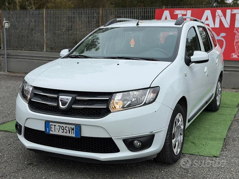 Usata Dacia Logan MCV Lauréate 90 CV (66 kW) 2014 Bianco Station wagon