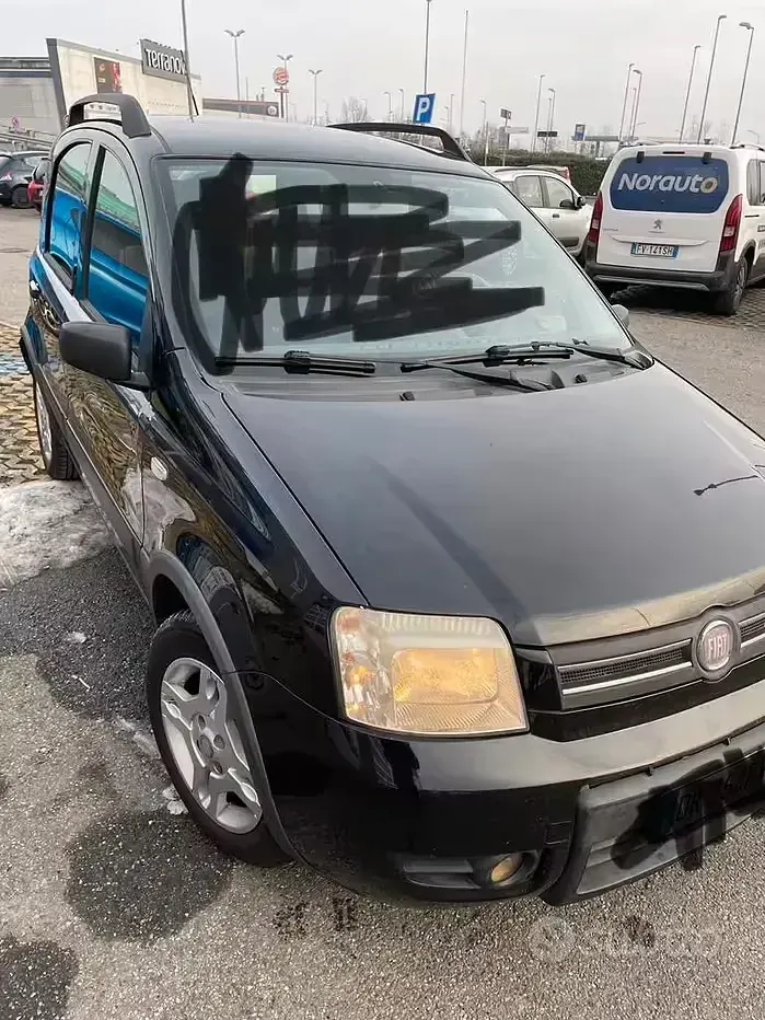 Usata Fiat Panda 2008 Nero Utilitaria