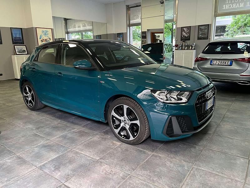 Usata Audi A1 Sportback Advanced 150 CV (110 kW) 2020 Verde Utilitaria