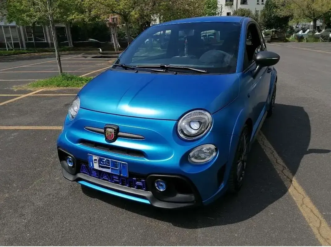 Usata Abarth 595C Competizione 179 CV (131 kW) 2021 Blu/azzurro Cabrio
