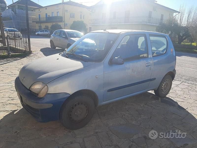 Usata Fiat Seicento 2001 Blu Utilitaria