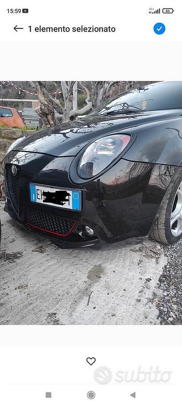 Usata Alfa Romeo MiTo 135 CV (99 kW) 2011 Nero Utilitaria