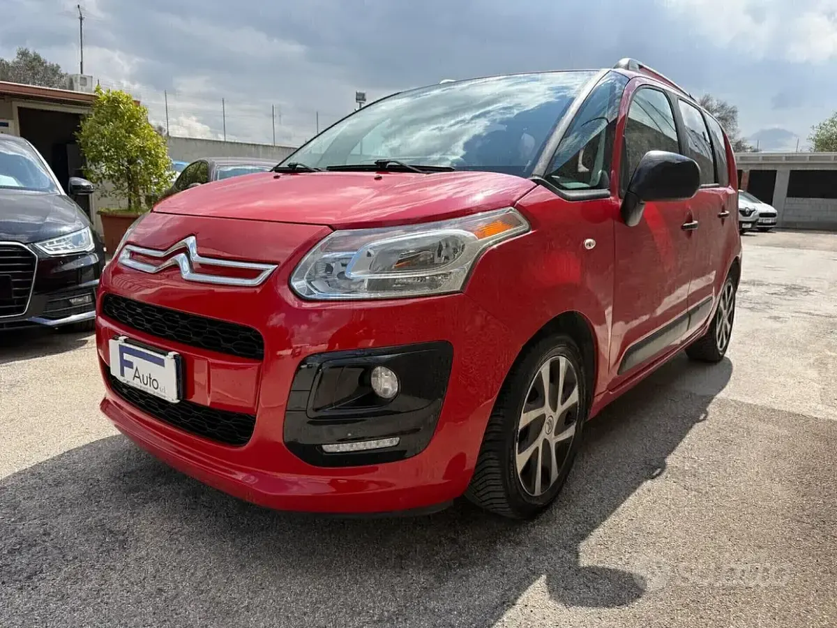 Usata Citroën C3 Picasso Exclusive 92 CV (67 kW) 2014 Rosso Monovolume