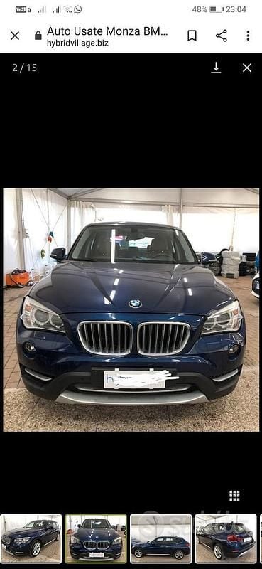 Usata BMW X1 xLine 143 CV (105 kW) 2012 Blu SUV
