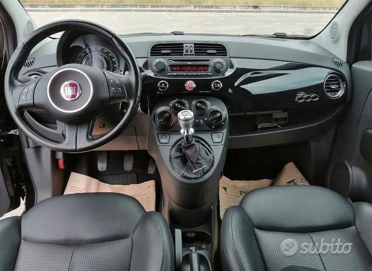 Usata Fiat 500 Sport 75 CV (55 kW) 2010 Nero Utilitaria
