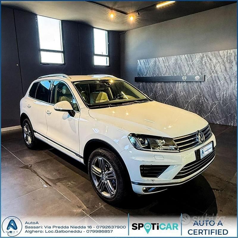Usata VW Touareg 204 CV (150 kW) 2015 Bianco SUV