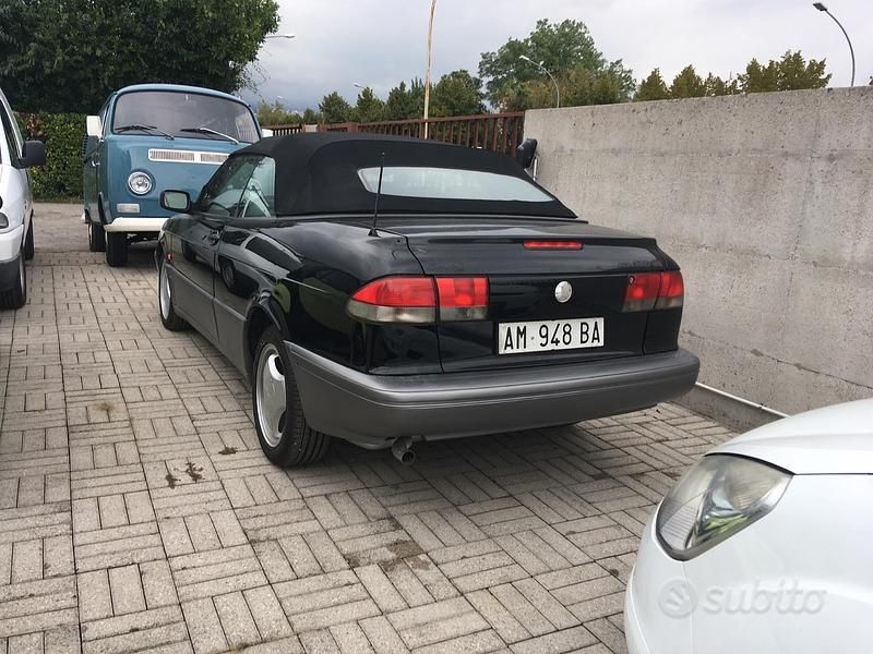Usata Saab 900 Cabriolet Aero 185 CV (136 kW) 1996 Nero Cabrio