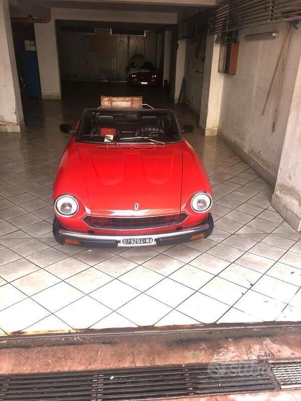 Usata Fiat 124 Spider 1982 Rosso Cabrio