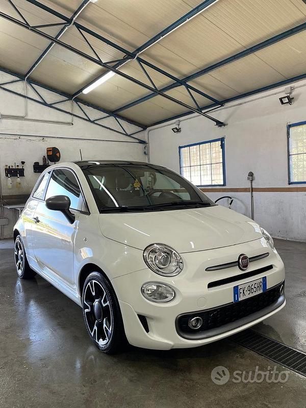 Usata Fiat 500S S 95 CV (69 kW) 2017 Bianco Utilitaria