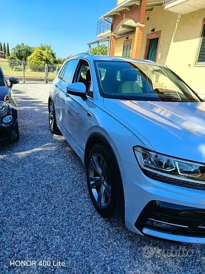 Usata VW Tiguan R-line 116 CV (85 kW) 2018 Grigio SUV