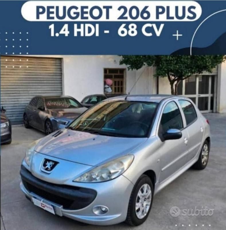 Usata Peugeot 206+ 68 CV (50 kW) 2010 Grigio Utilitaria