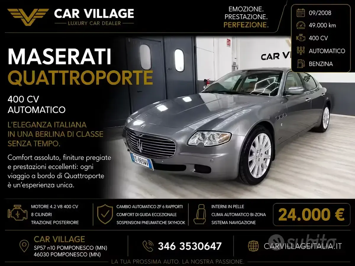 Usata Maserati Quattroporte 400 CV (294 kW) 2008 Berlina