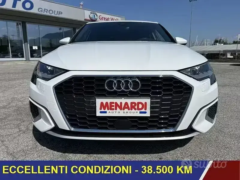 Usata Audi A3 Advanced 150 CV (110 kW) 2023 Bianco Berlina