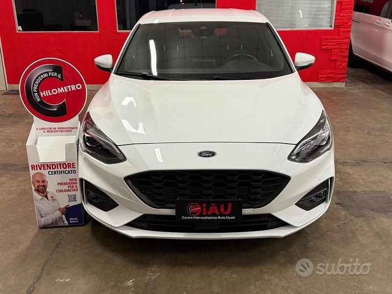Usata Ford Focus ST-Line 125 CV (91 kW) 2021 Bianco Berlina