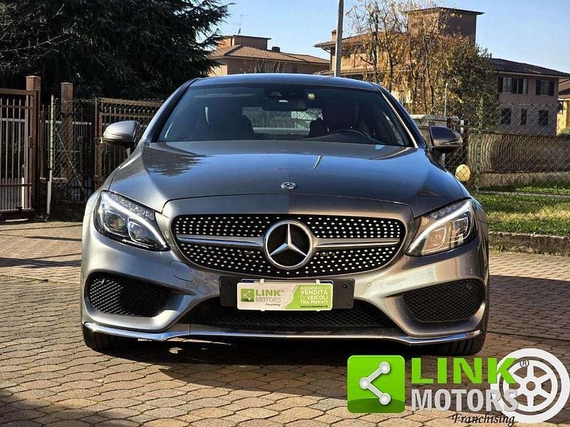 Usata Mercedes C200 Premium Plus 184 CV (135 kW) 2018 Grigio scuro Coupé
