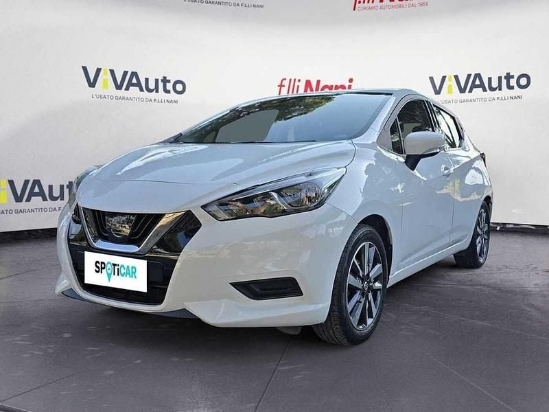 Usata Nissan Micra Visia+ 71 CV (52 kW) 2018 Bianco Utilitaria