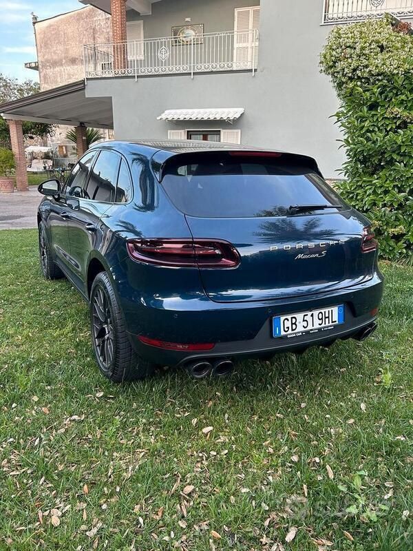 Usata Porsche Macan 250 CV (183 kW) 2015 Blu SUV