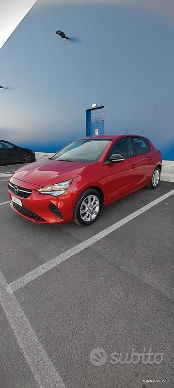 Usata Opel Corsa Edition 100 CV (73 kW) 2020 Rosso Utilitaria