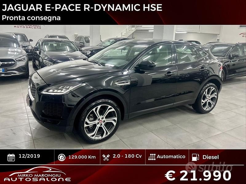 Usata Jaguar E-Pace R-Dynamic 180 CV (132 kW) 2019 Nero SUV