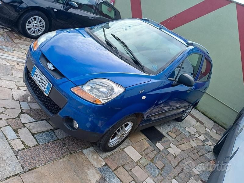Usata Chevrolet Matiz 51 CV (37 kW) 2009 Blu Utilitaria