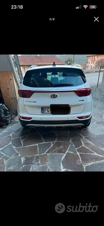 Usata Kia Sportage GT-Line 185 CV (136 kW) 2017 Bianco SUV