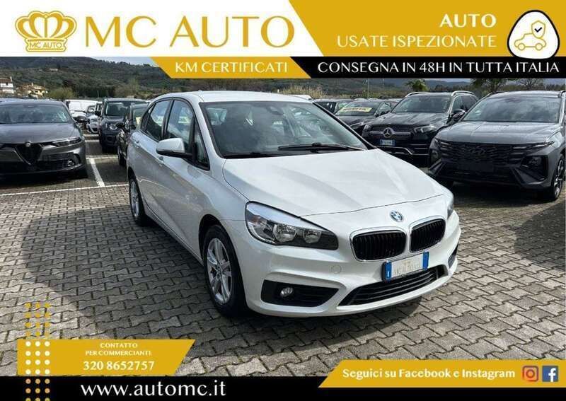 Bianco Usata 2017 BMW 218 Active Tourer Monovolume | 9999 € (Buon prezzo) - Immagine 1/4