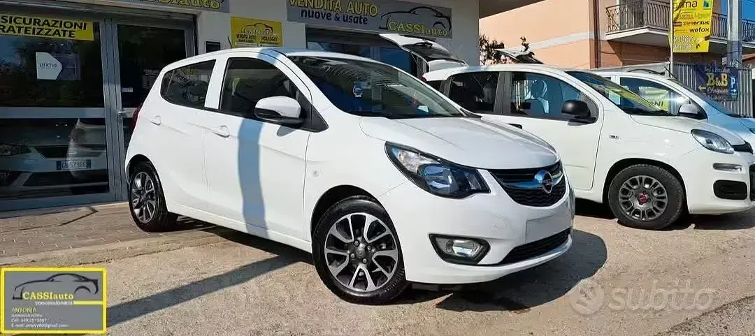 Usata Opel Karl 75 CV (55 kW) 2018 Bianco Utilitaria